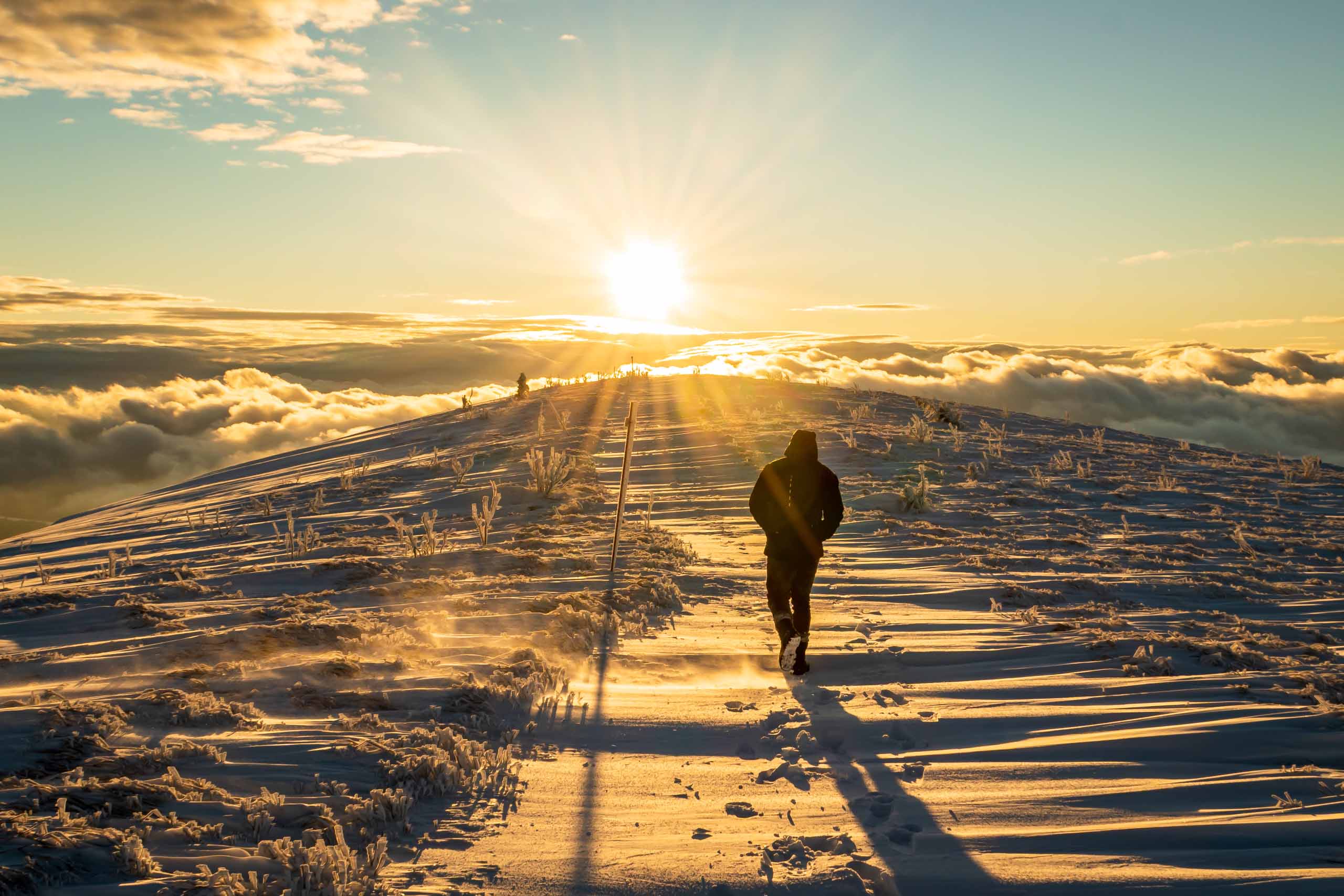 Bieszczady o wschodzie